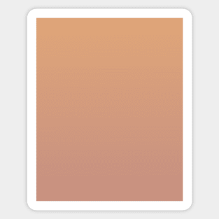 Champagne Mocha to Dusty Rose Pink Ombre Fade Sunset Gradient Sticker